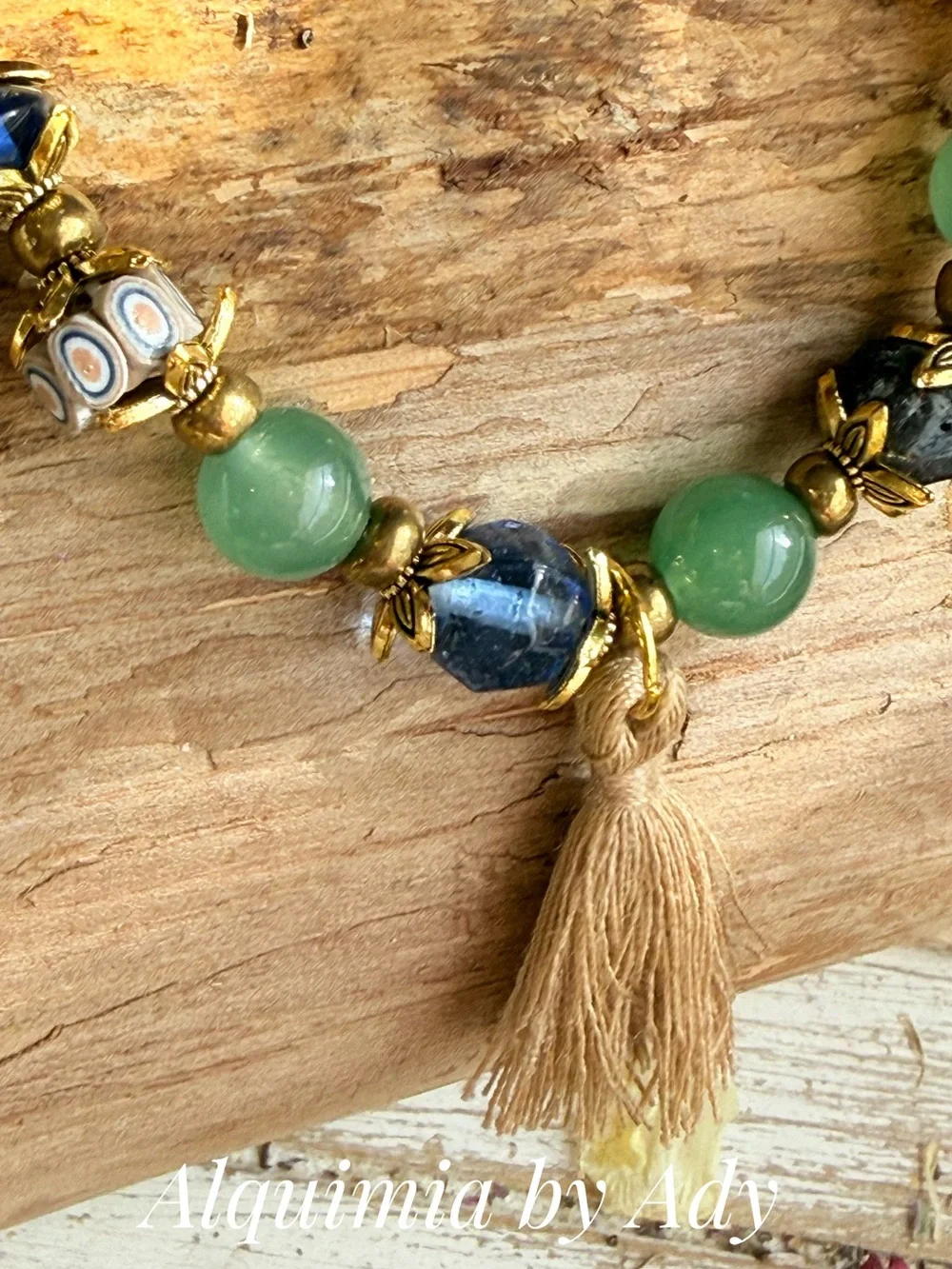 Green Aventurine beaded bracelet/Taurus star stone/libra healing crystal